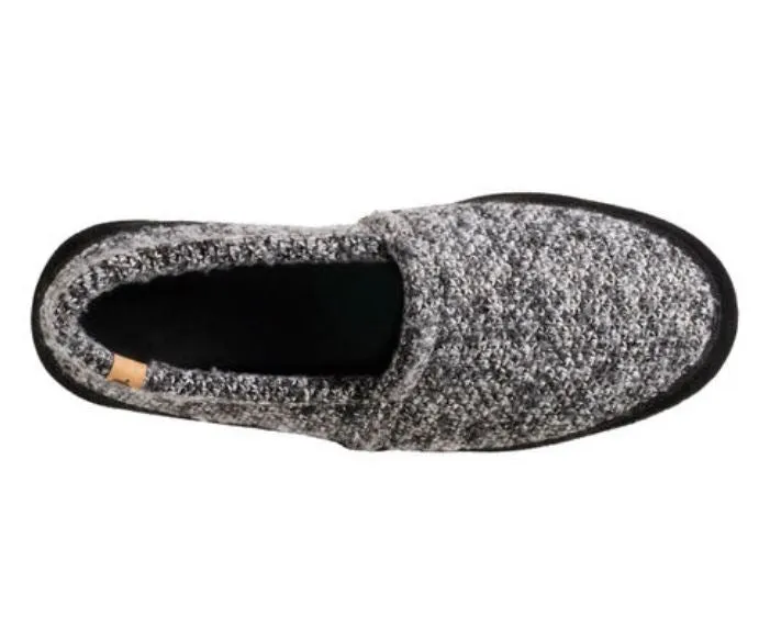 Acorn Moc Slippers Black Tweed - Men's