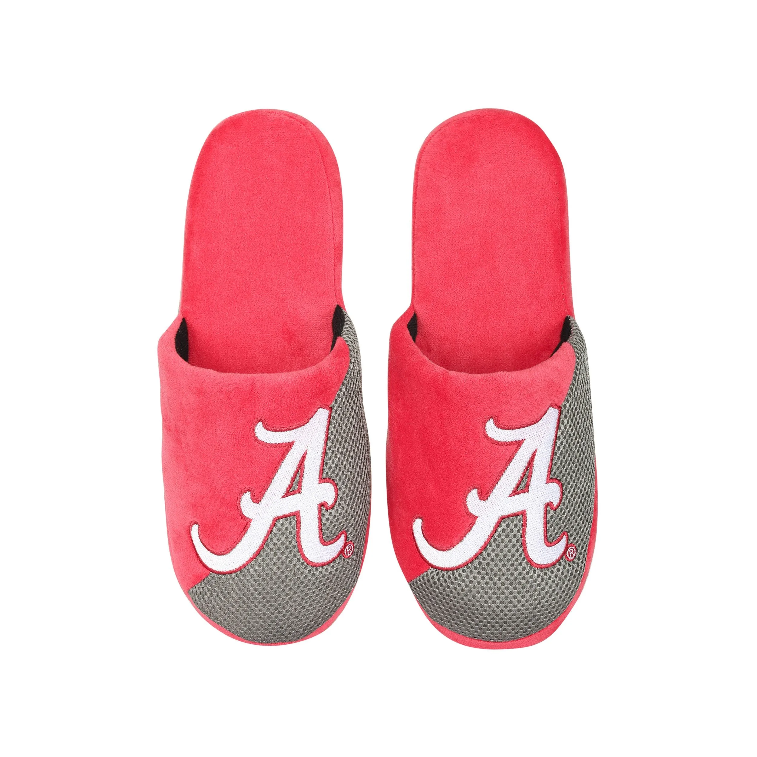 Alabama Crimson Tide NCAA Mens Logo Staycation Slippers