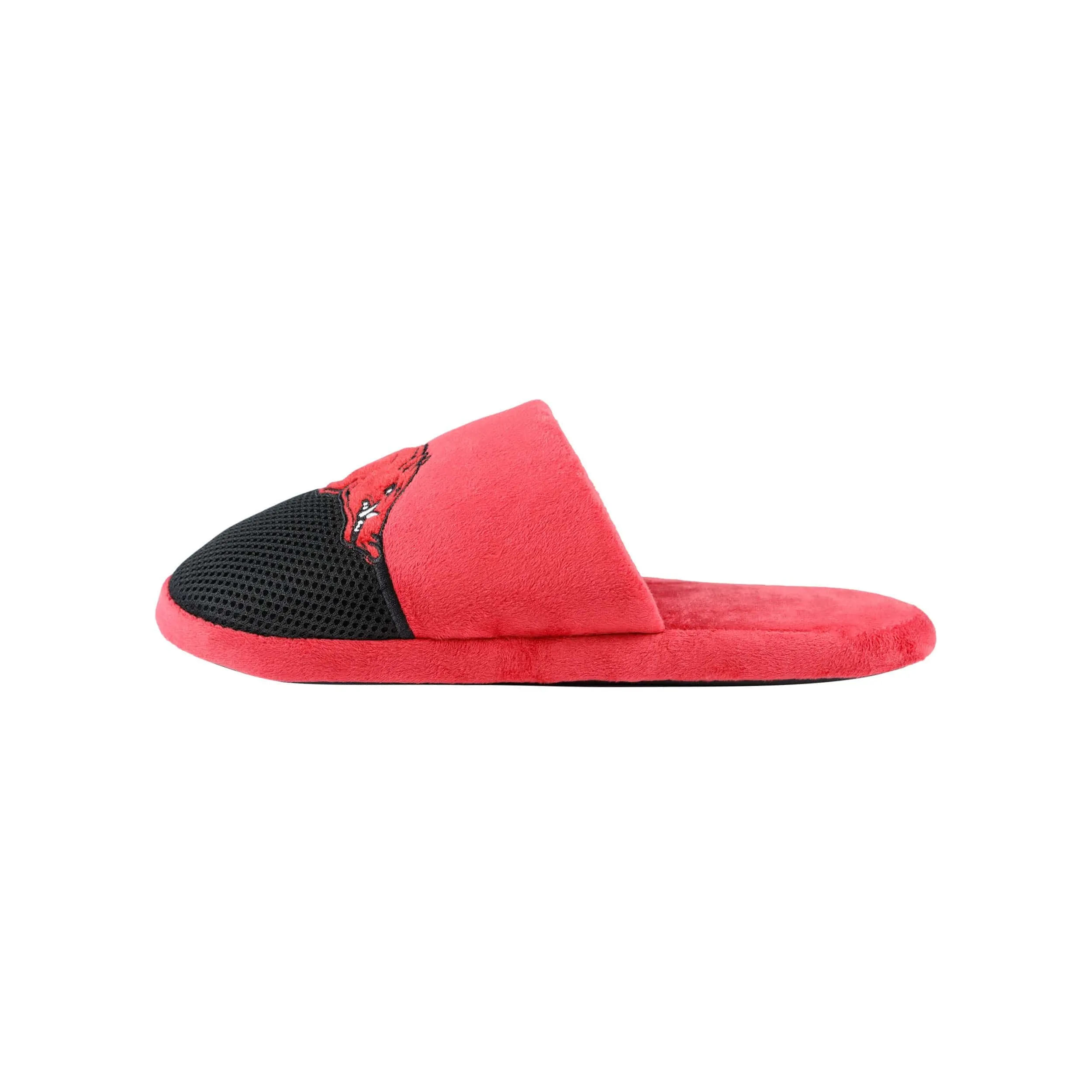 Arkansas Razorbacks NCAA Mens Team Logo Staycation Slippers