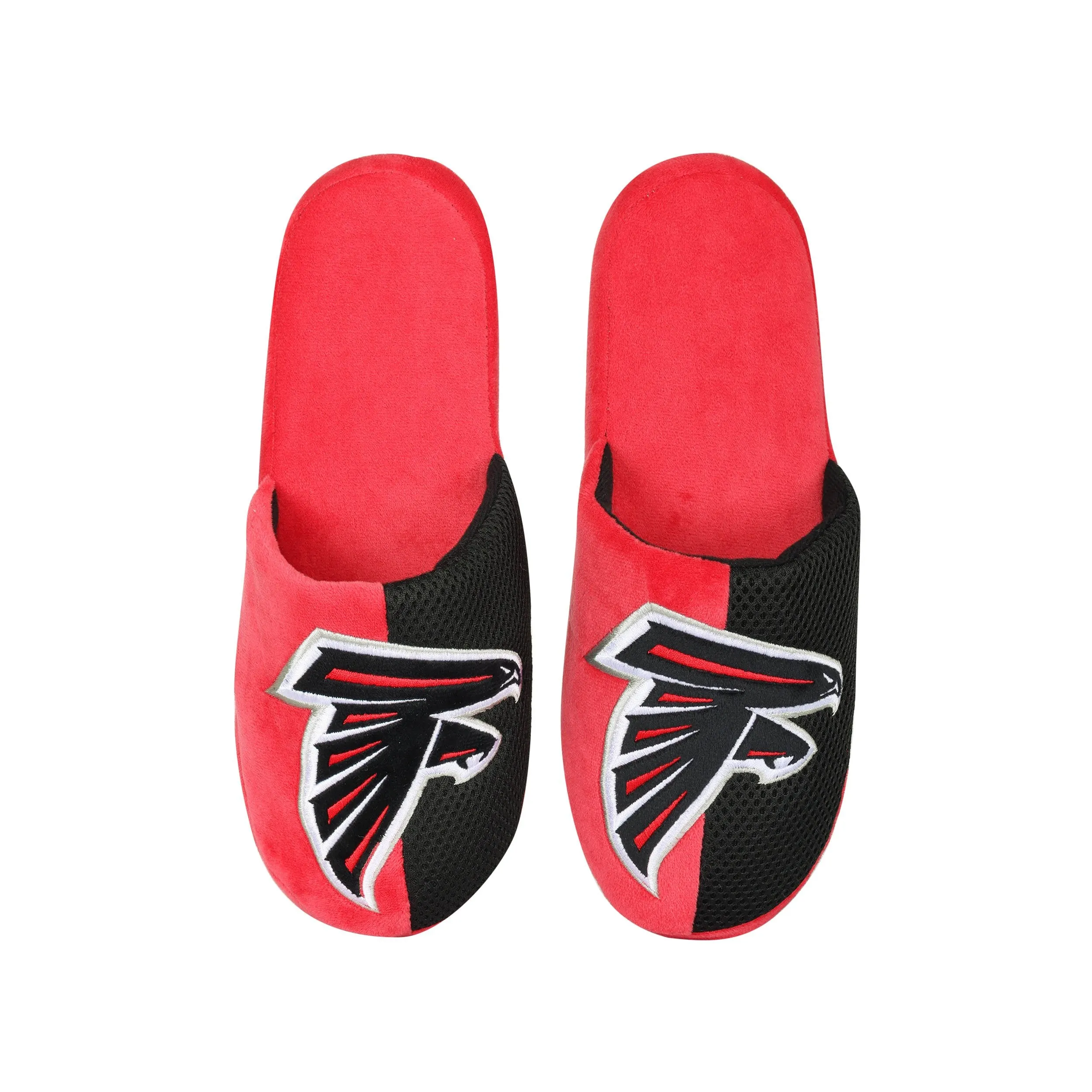 Atlanta Falcons NFL Mens Logo Staycation Slippers