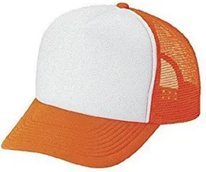 Blank Neon Mesh Trucker Hat Cap