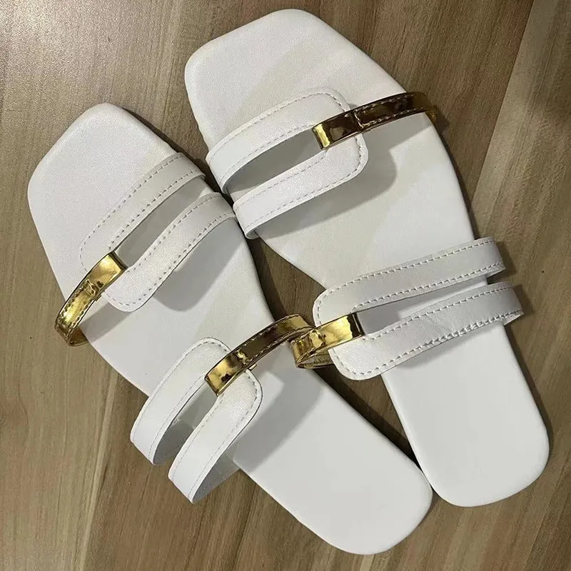 Casual Summer Flat Slip-on Women's Slippers