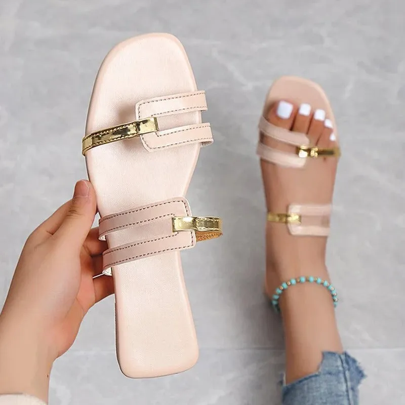 Casual Summer Flat Slip-on Women's Slippers