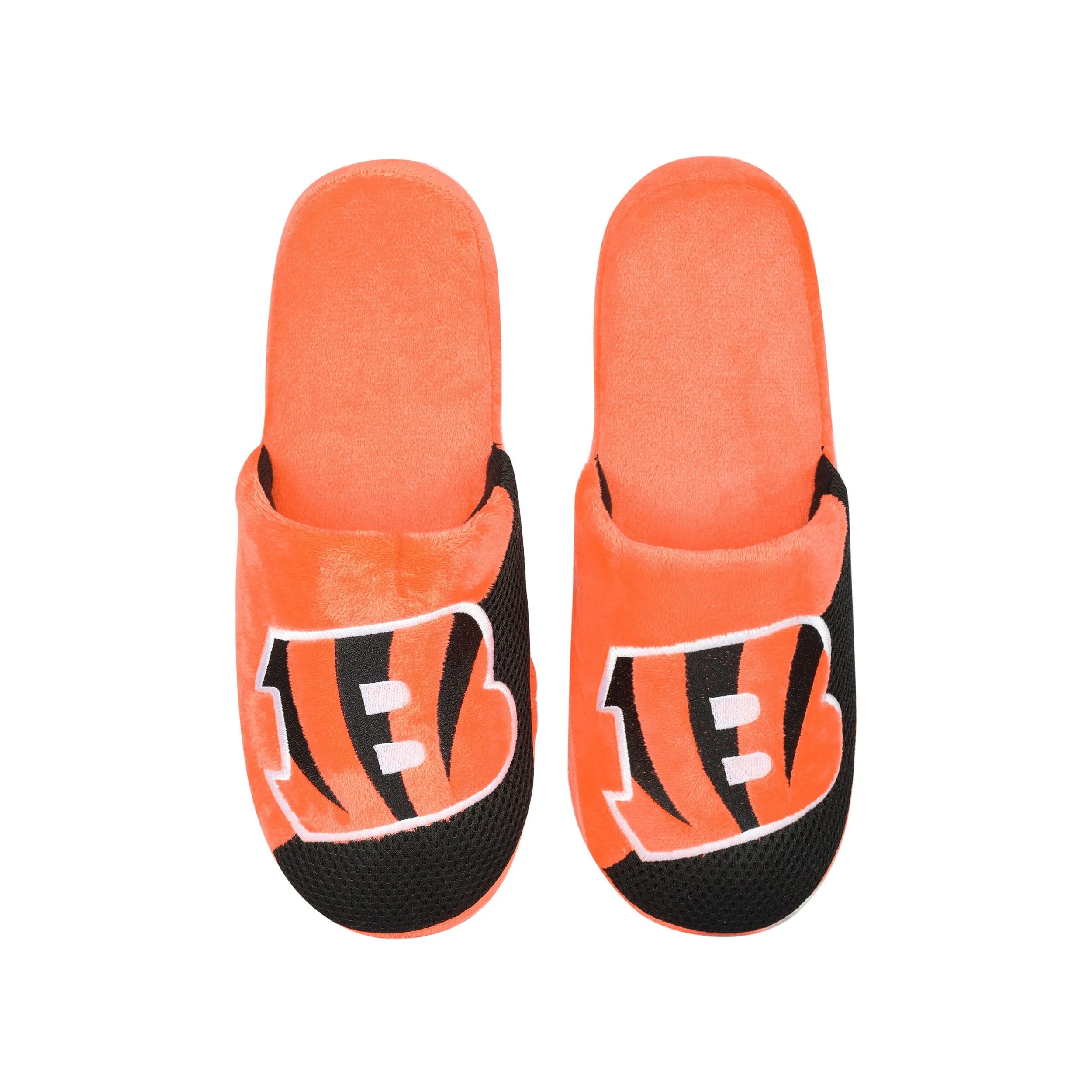 Cincinnati Bengals NFL Mens Logo Staycation Slippers