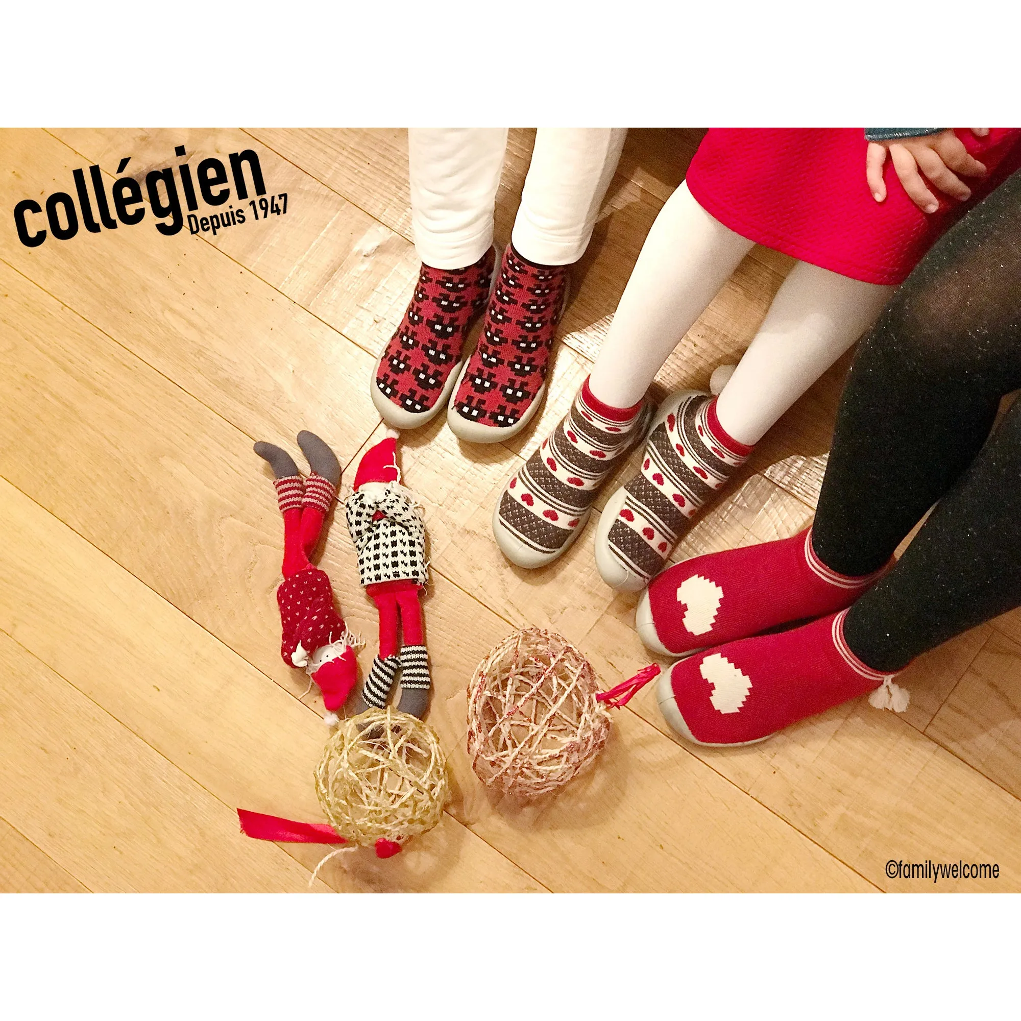 collégien Coeur Sock Slippers