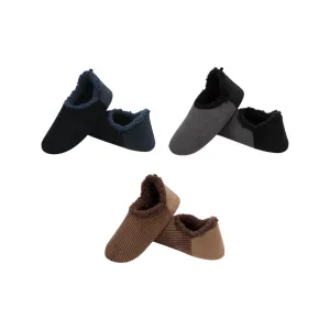 Cut Back Corduroy Snoozies Slippers - Mens