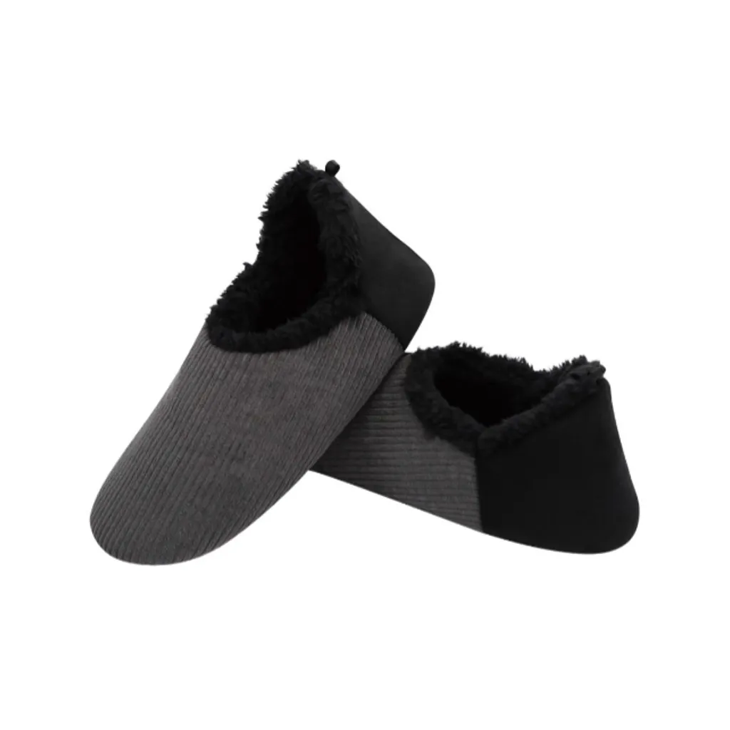 Cut Back Corduroy Snoozies Slippers - Mens