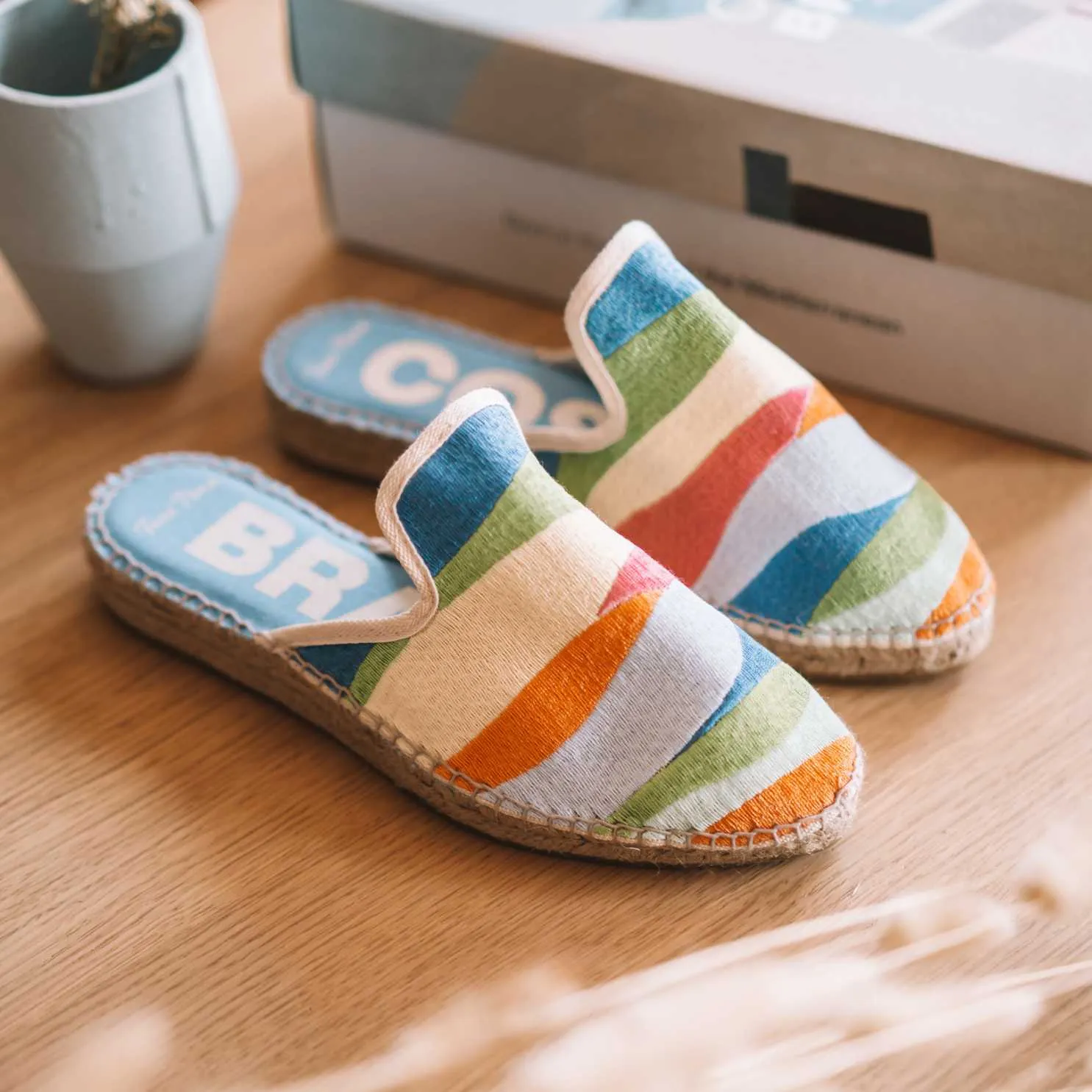 Embroidered Mules style Espadrille for Women - Culip