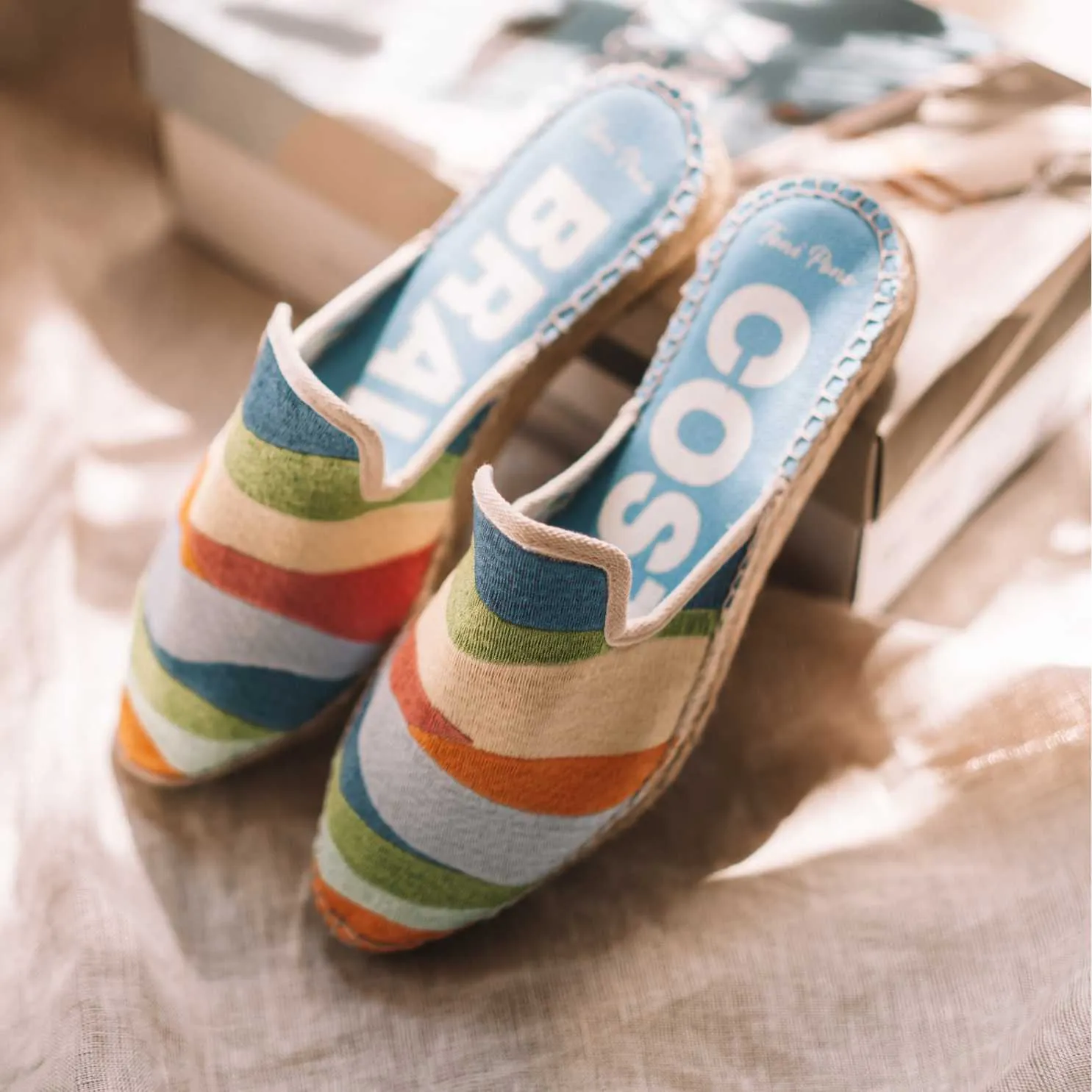Embroidered Mules style Espadrille for Women - Culip