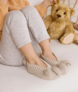 Family Bunny Slippers Using Big Bad Wool Weepaca