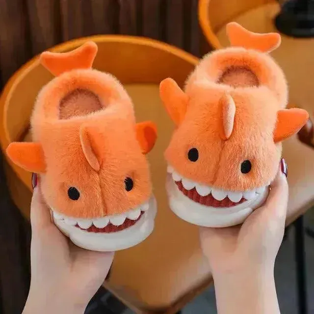 Furry Shark Slippers