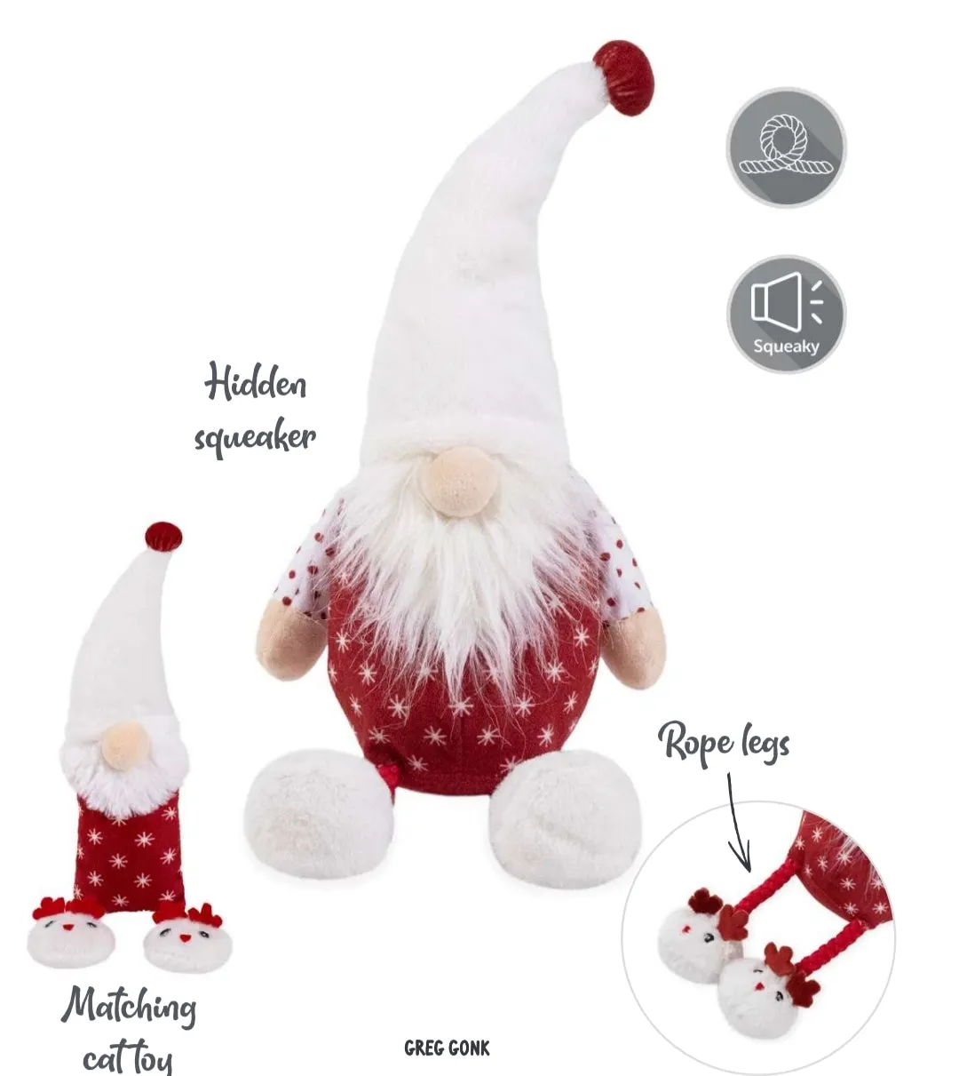Greg Gonk | Christmas Plush Dog Toy by Cupid & Comet