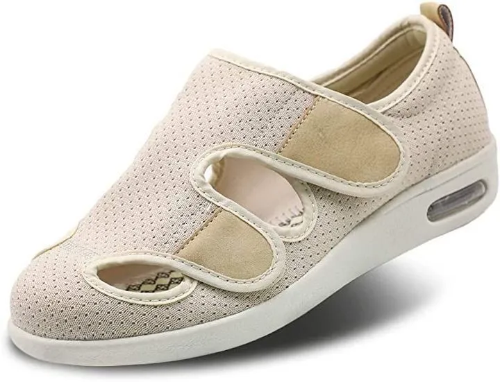 Owlkay Plus Size Wide Diabetic Shoes For Swollen Feet Width Shoes-WD017