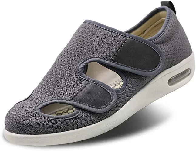Owlkay Plus Size Wide Diabetic Shoes For Swollen Feet Width Shoes-WD017