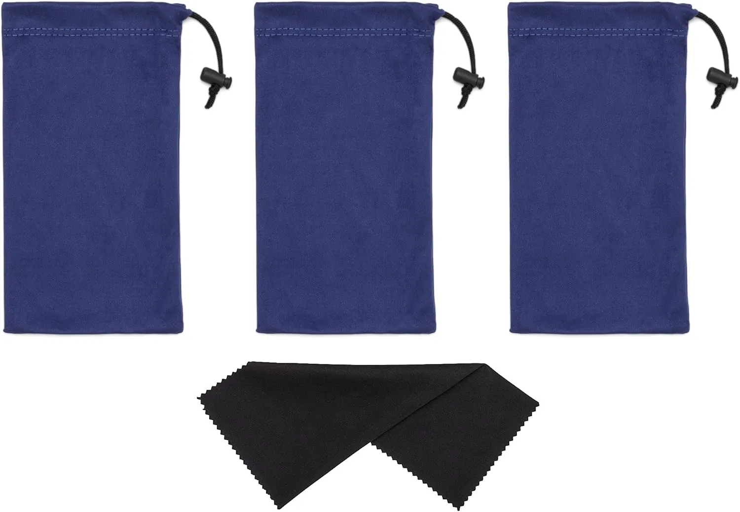 Premium Quality Microfiber Sunglasses Pouch With Spring Fastener