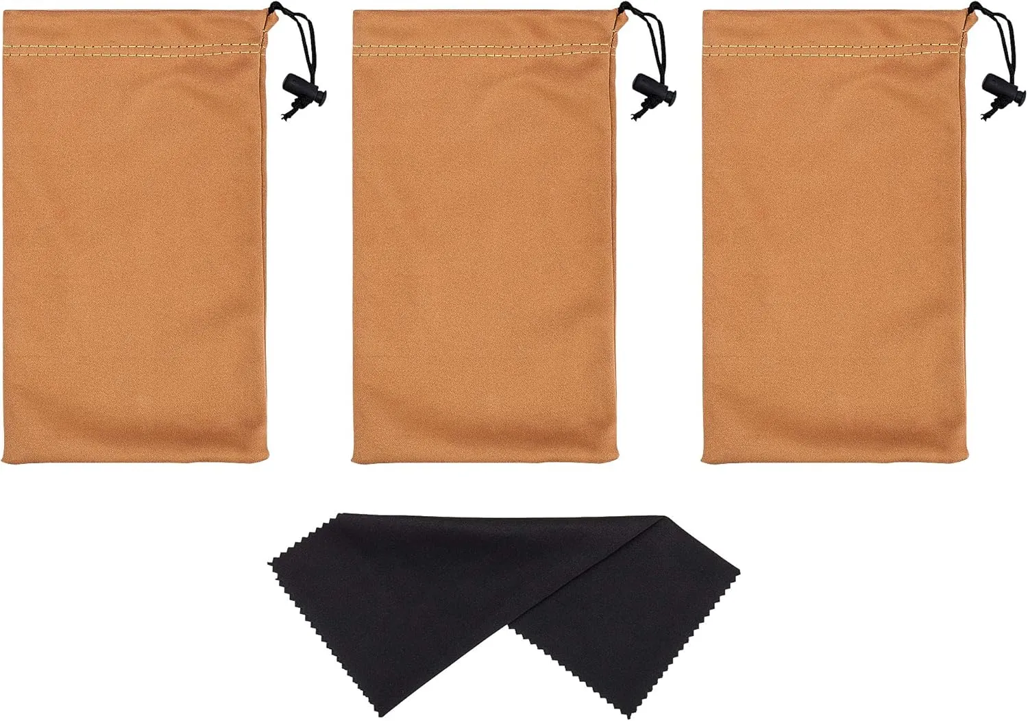 Premium Quality Microfiber Sunglasses Pouch With Spring Fastener