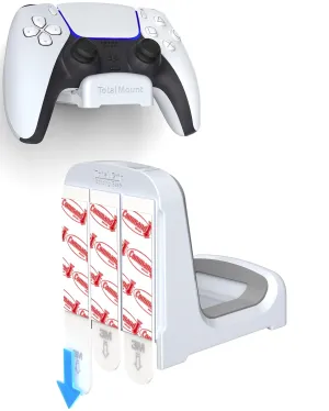 TotalMount Holder for PS5 Controller  Premium Mount Will Not Damage Your Wall with Screws or Permanent Adhesive (Wall Stand for PlayStation Controller  One Pack)