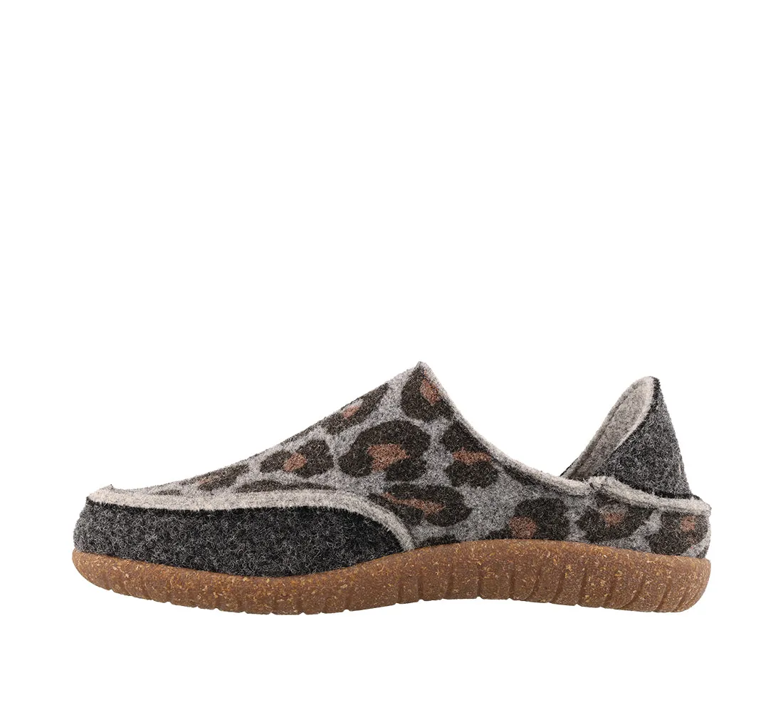 Women's Taos Convertawool Color: Charcoal Leopard Wool
