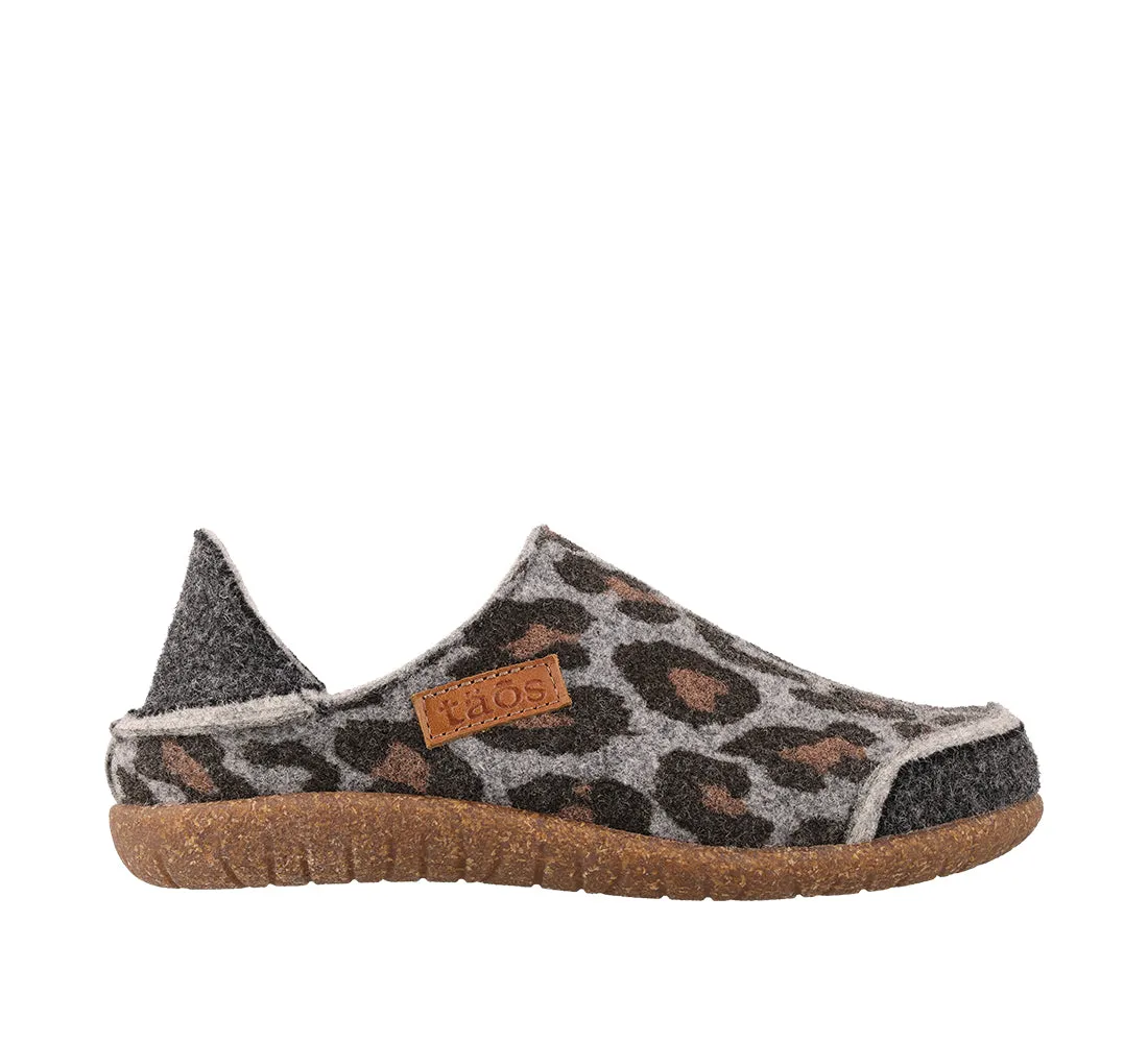 Women's Taos Convertawool Color: Charcoal Leopard Wool